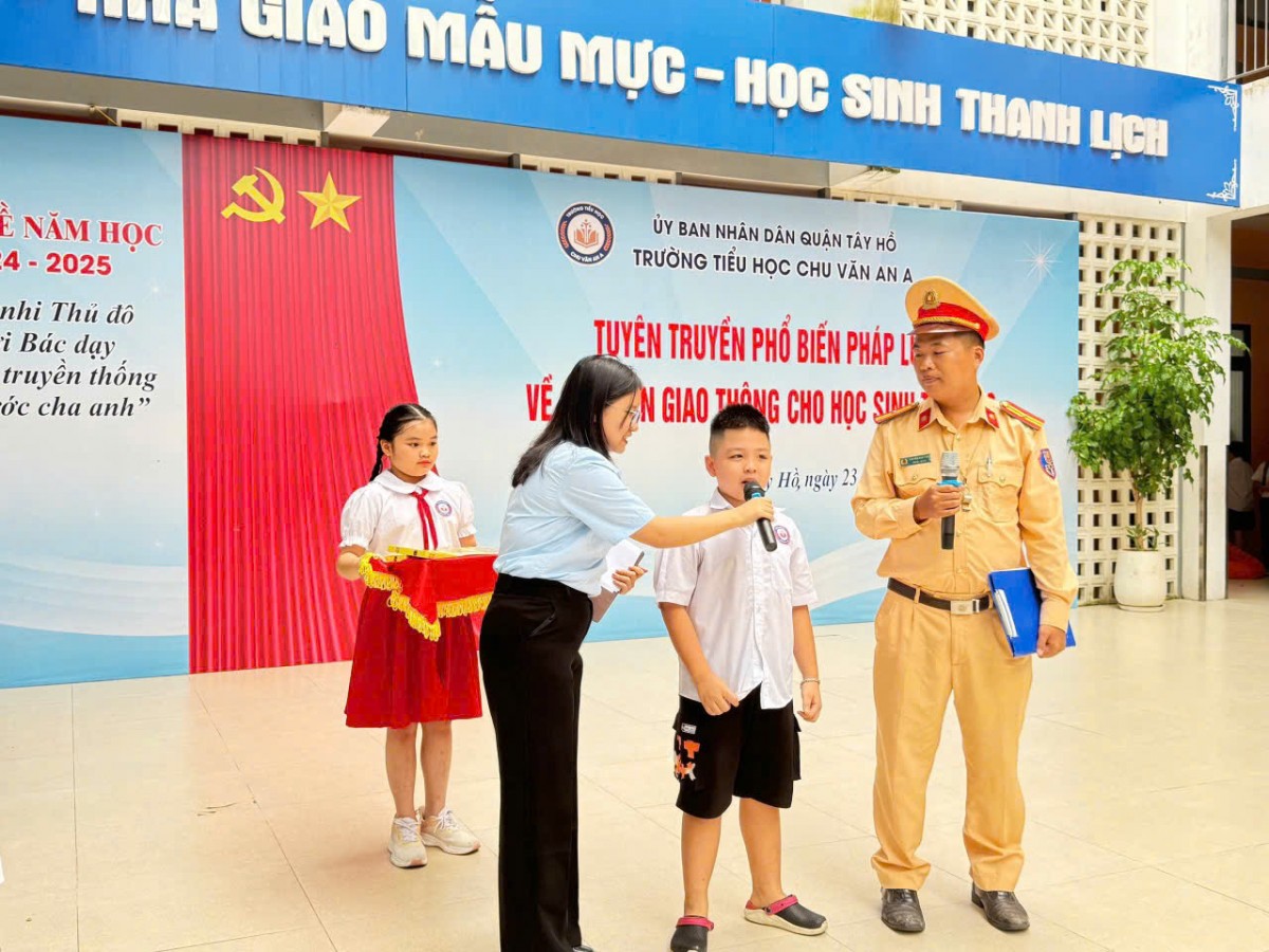 Nỗ lực giảm thiểu tai nạn giao thông liên quan đến lứa tuổi học sinh