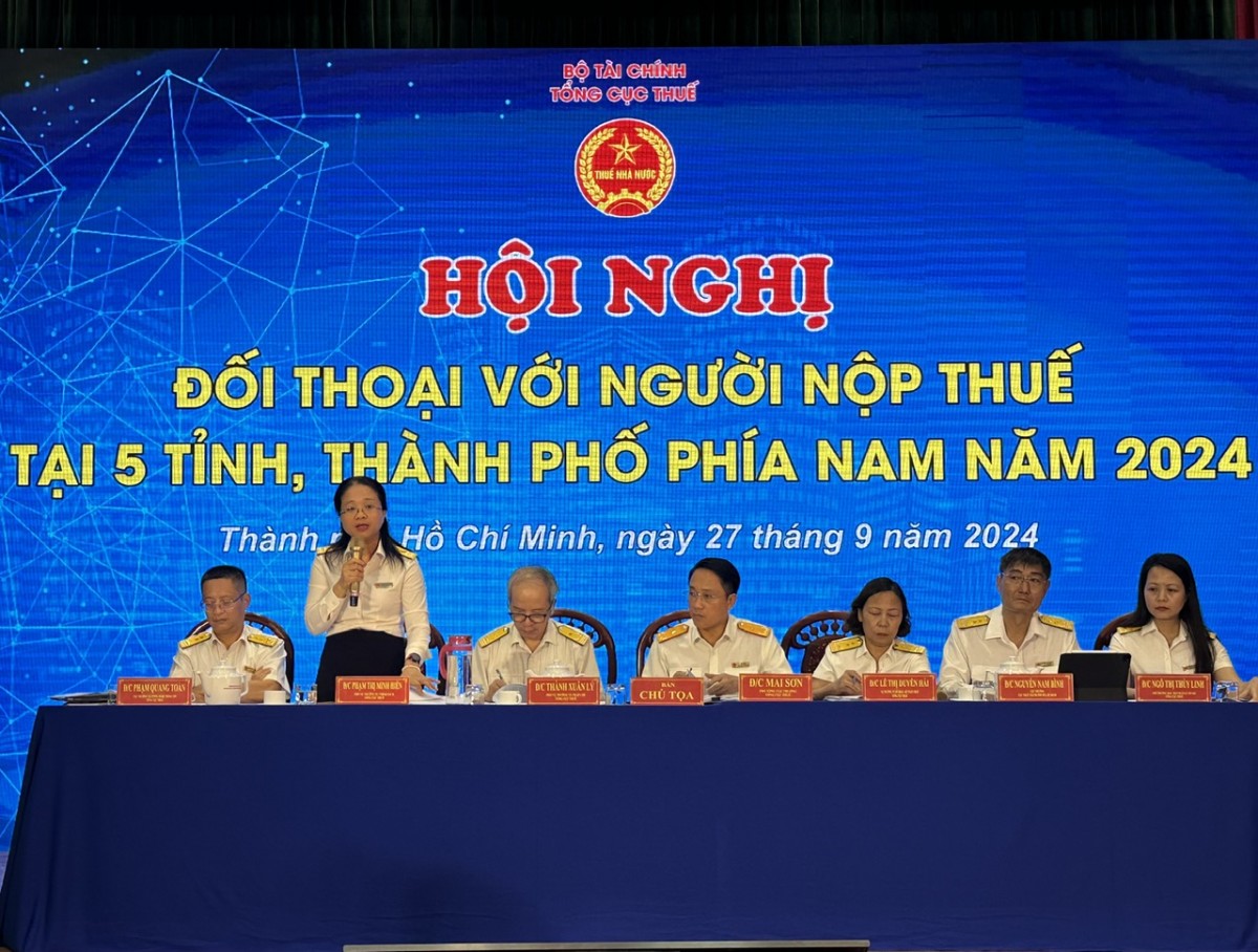 Tổng cục Thuế đối thoại với người nộp thuế tại 5 tỉnh thành phố phía Nam