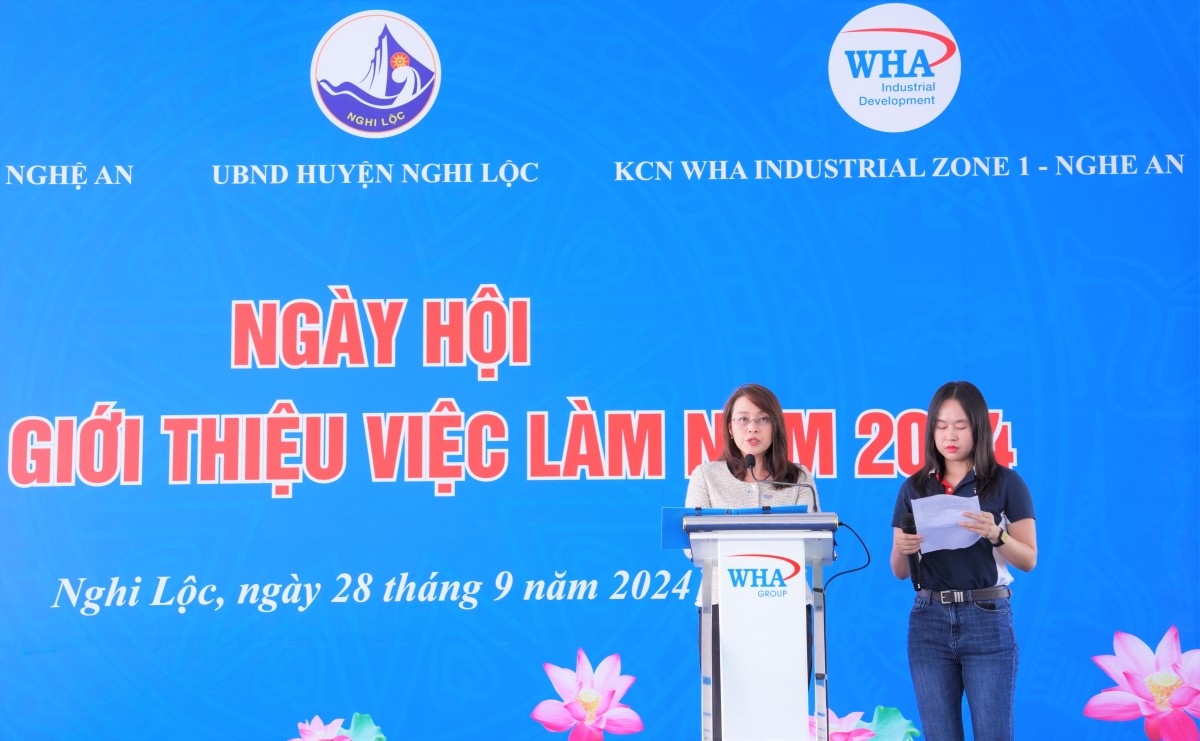 Nghệ An: Sôi nổi Ngày hội tư vấn, giới thiệu việc làm trong KCN WHA và Nam Cấm