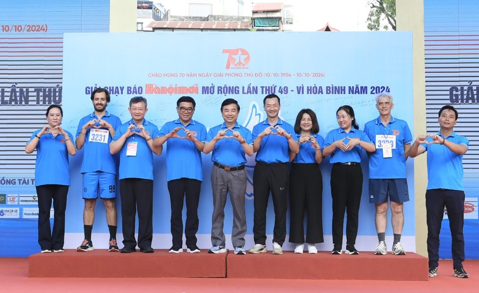 Chung kết Giải chạy Báo Hànộimới 2024: Hội tụ tinh thần thể thao và khát vọng hòa bình