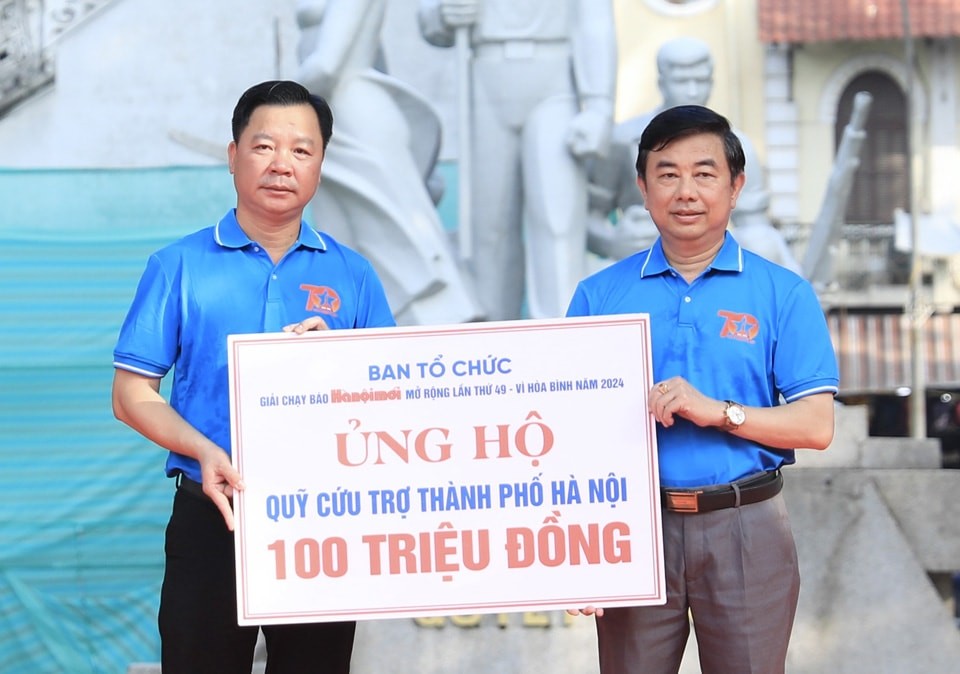 Chung kết Giải chạy Báo Hànộimới 2024: Hội tụ tinh thần thể thao và khát vọng hòa bình