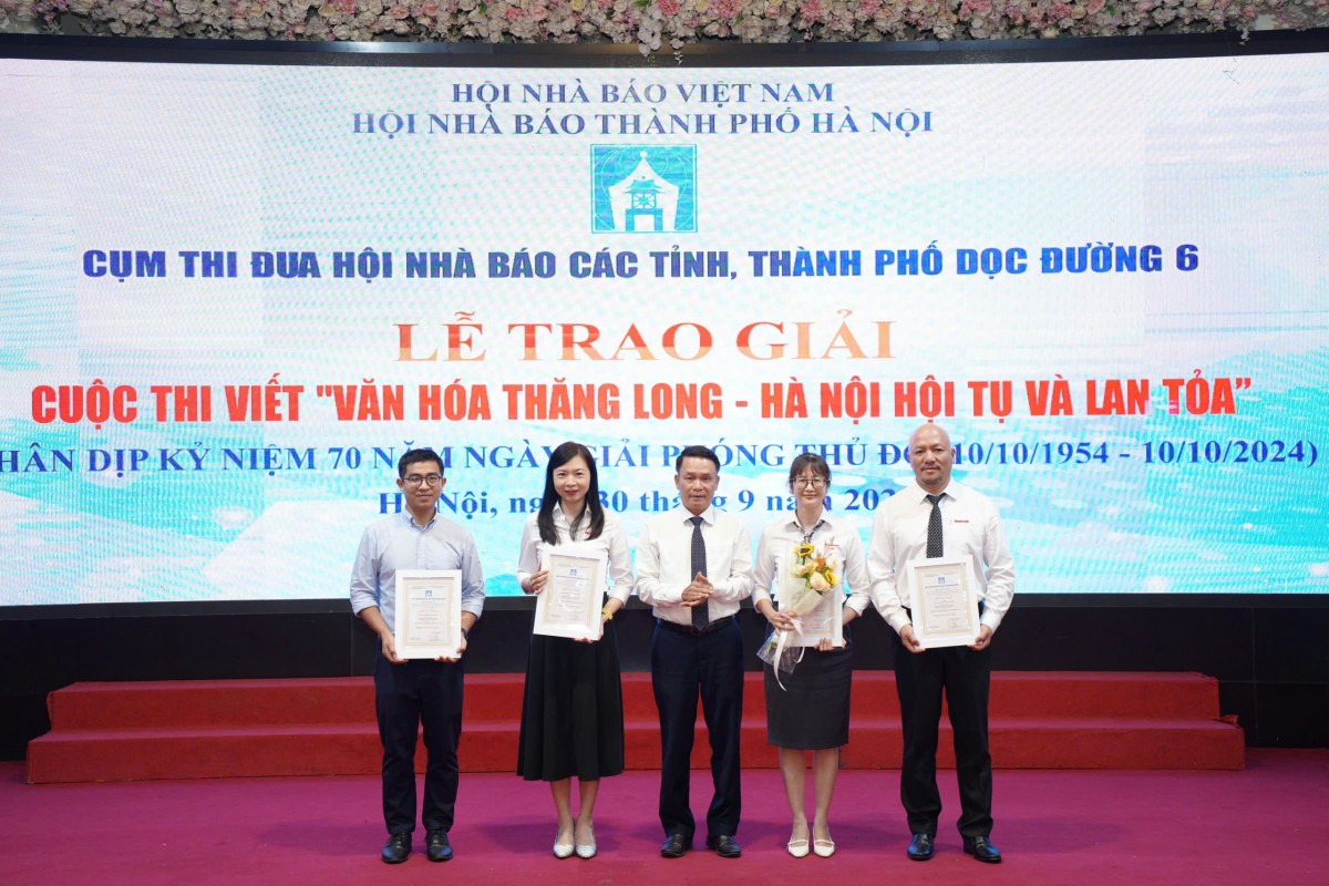 Báo Lao động Thủ đô đạt giải Nhì cuộc thi viết về “Văn hóa Thăng Long - Hà Nội hội tụ và lan tỏa”