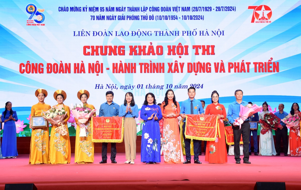 LĐLĐ quận Tây Hồ giành giải đặc biệt Hội thi “Công đoàn Hà Nội - Hành trình xây dựng và phát triển”