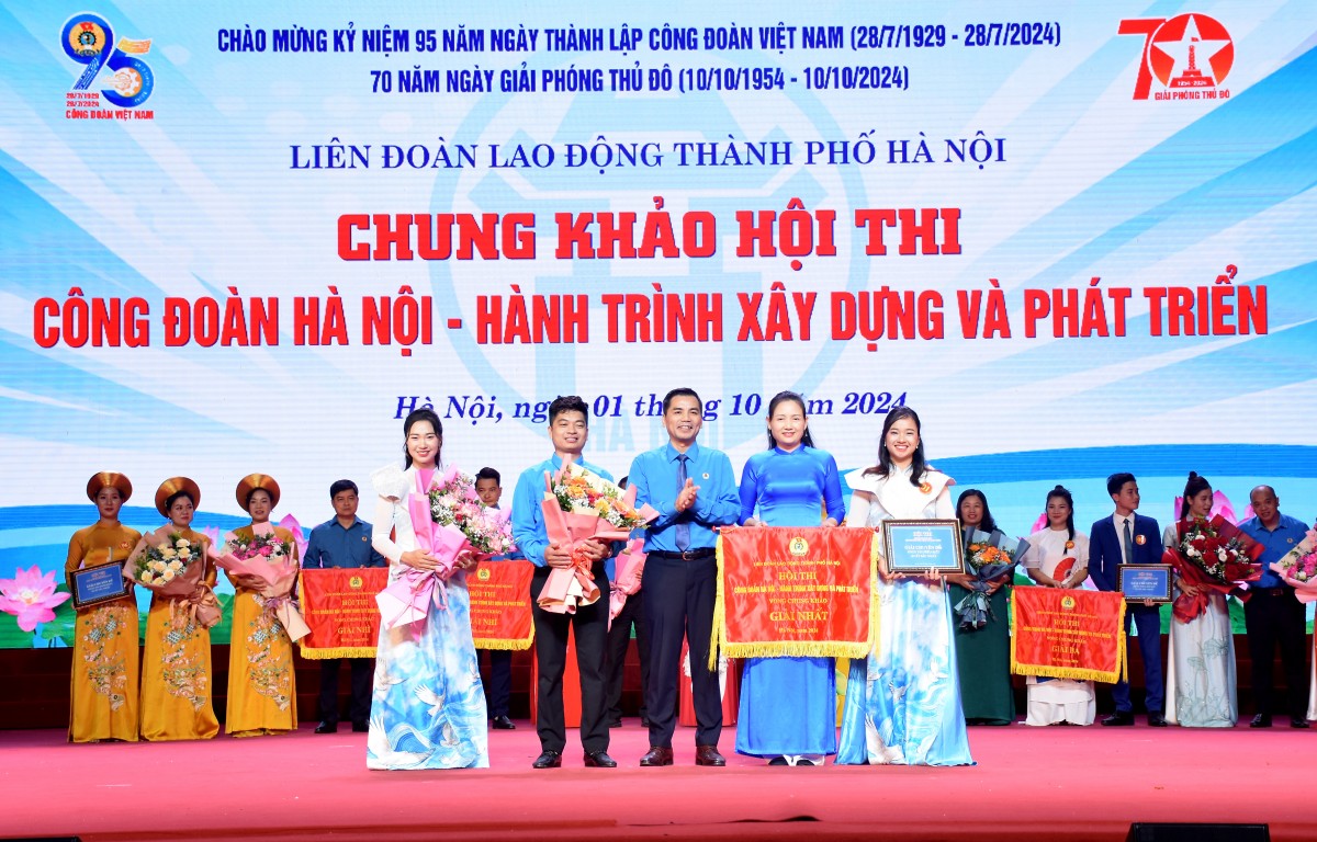 LĐLĐ quận Tây Hồ giành giải đặc biệt Hội thi “Công đoàn Hà Nội - Hành trình xây dựng và phát triển”