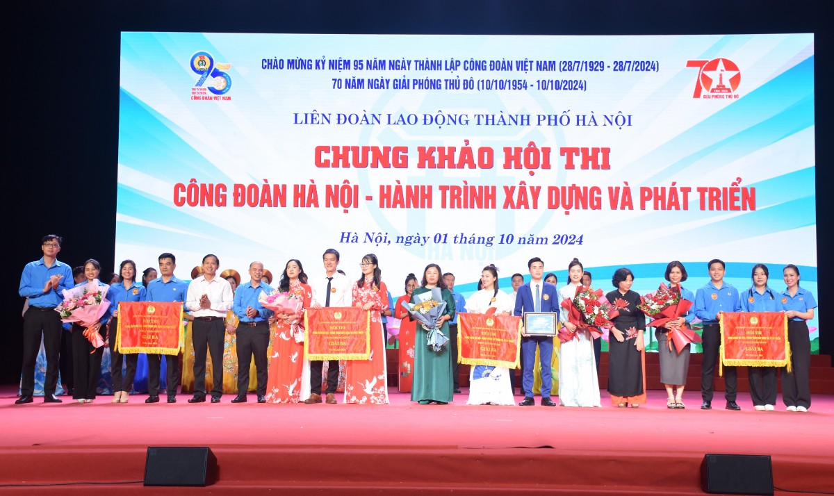 LĐLĐ quận Tây Hồ giành giải đặc biệt Hội thi “Công đoàn Hà Nội - Hành trình xây dựng và phát triển”