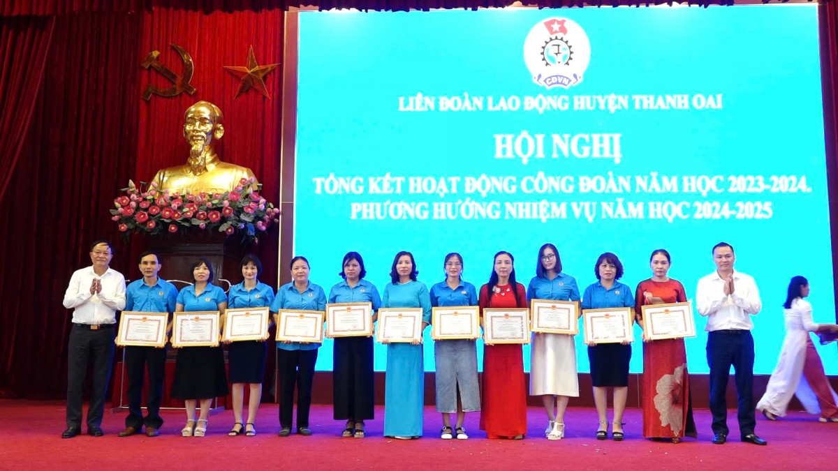 Thanh Oai: Công đoàn khối giáo dục hoàn thành xuất sắc nhiệm vụ