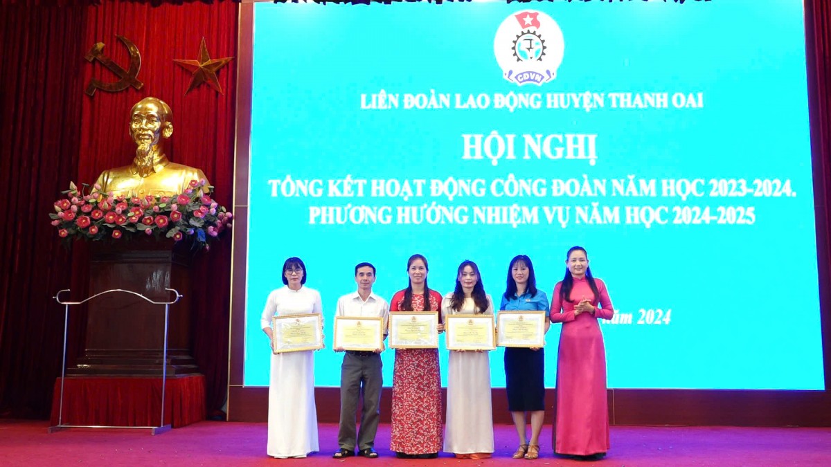 Thanh Oai: Công đoàn khối giáo dục hoàn thành xuất sắc nhiệm vụ