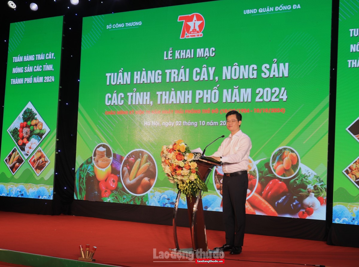 Hơn 70 gian hàng tham gia Tuần hàng trái cây, nông sản các tỉnh, thành phố năm 2024