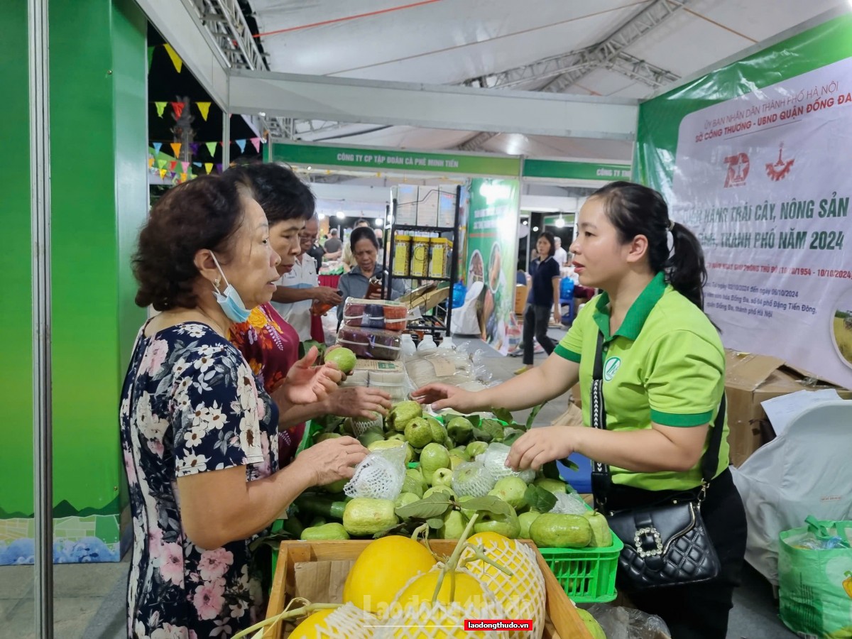 Hơn 70 gian hàng tham gia Tuần hàng trái cây, nông sản các tỉnh, thành phố năm 2024