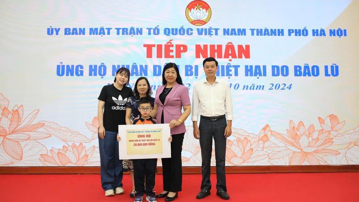 Hà Nội: Tiếp nhận hơn 216 tỷ đồng ủng hộ nhân dân bị thiệt hại bởi bão số 3