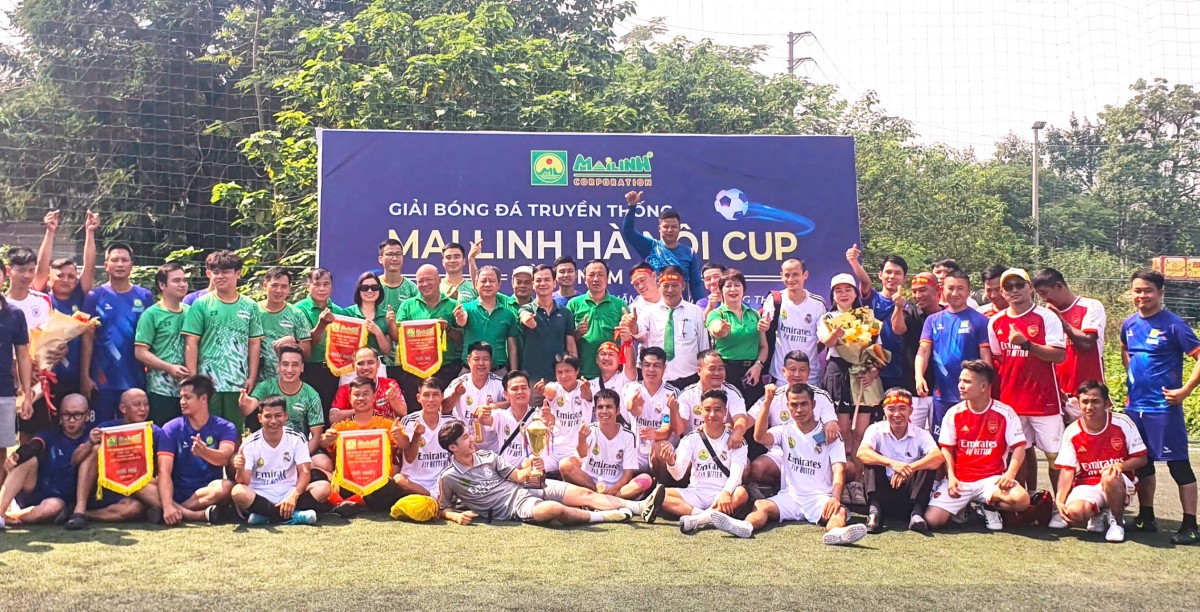 Sôi nổi Giải bóng đá Mai Linh Hà Nội Cup lần 3 năm 2024