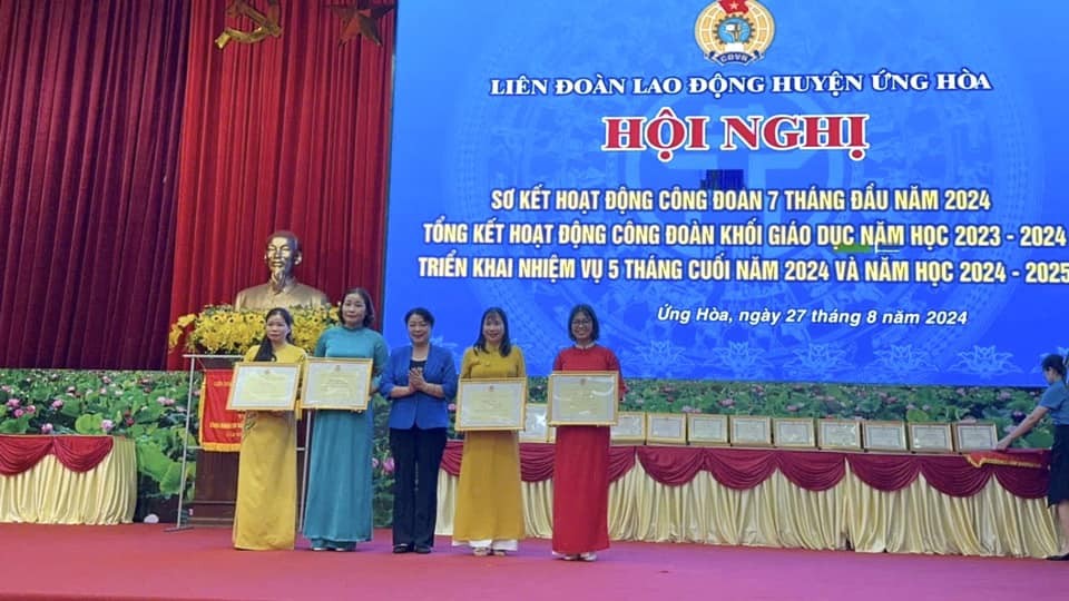 Công đoàn huyện Ứng Hòa: Thi đua "Sáng kiến, sáng tạo" mang lại hiệu quả thiết thực