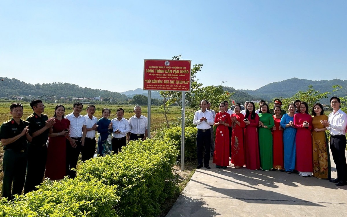 Phong trào thi đua “Dân vận khéo”: Chung tay xây dựng Thủ đô ngày càng phát triển