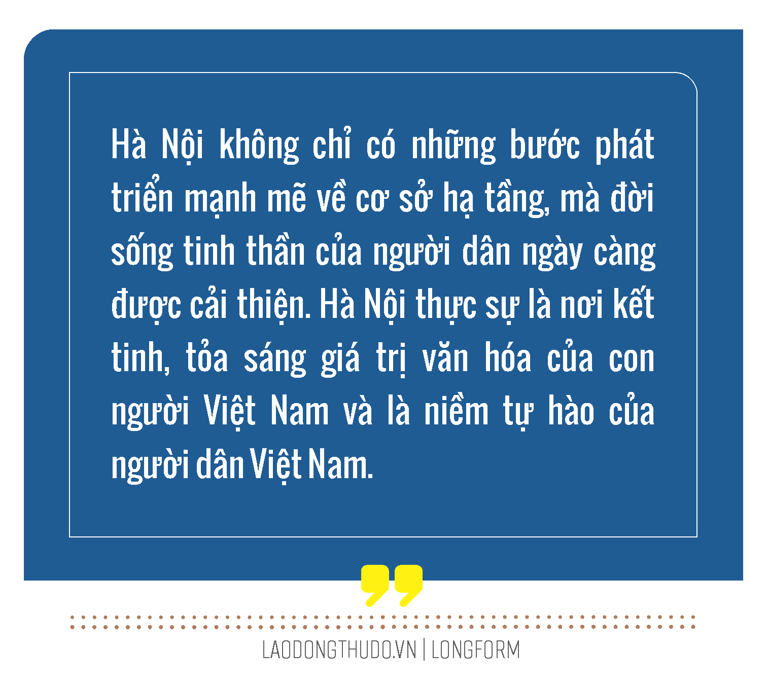 Tự hào quá khứ, viết tiếp tương lai, đưa Thủ đô phát triển xứng tầm