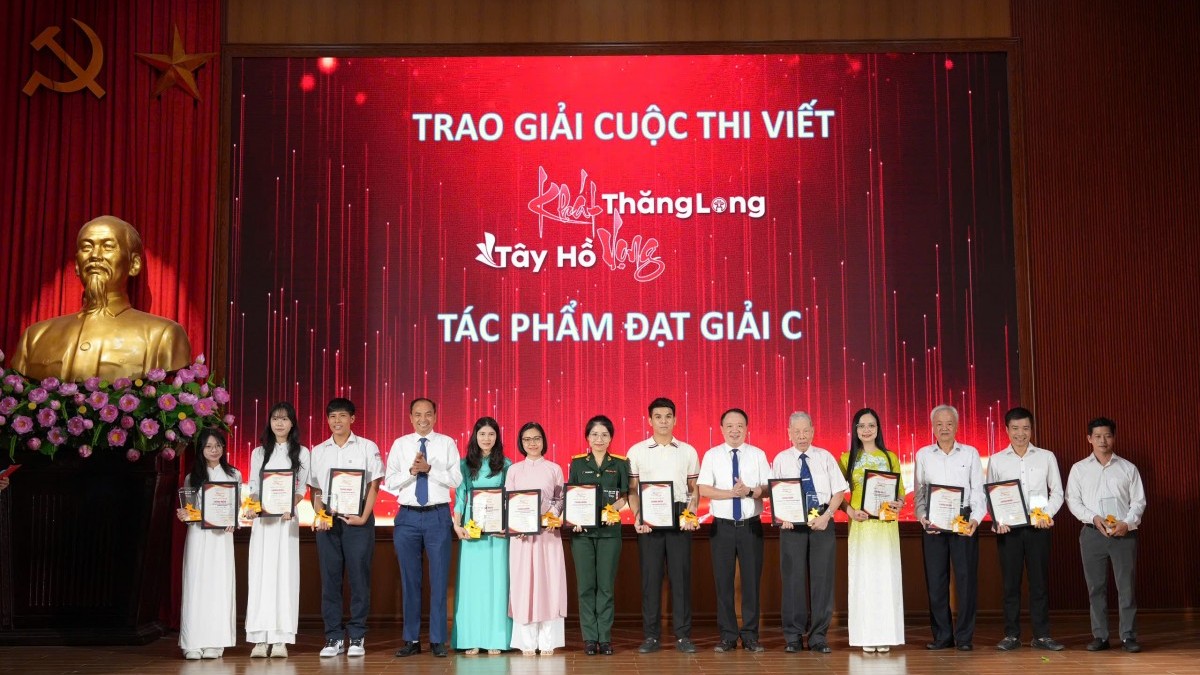 Báo Lao động Thủ đô đạt Giải C cuộc thi viết “Khát vọng Tây Hồ - Khát vọng Thăng Long” năm 2024