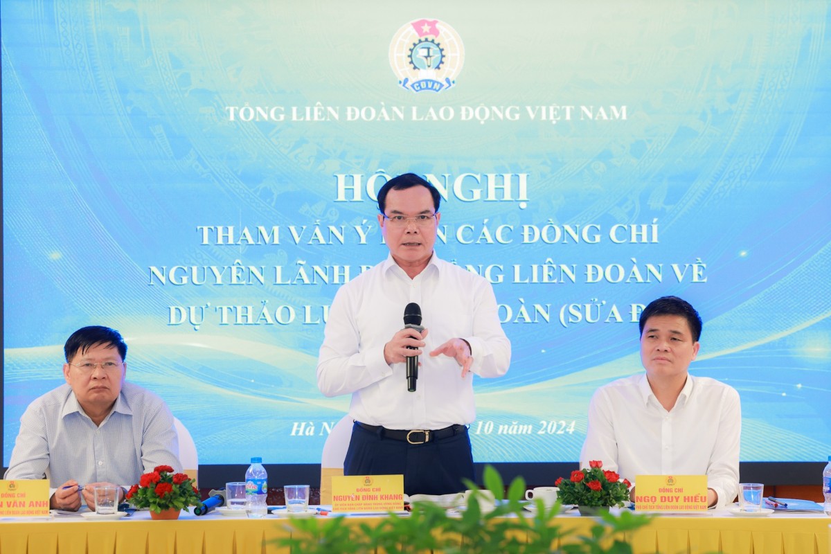 Tham vấn ý kiến nguyên lãnh đạo Tổng Liên đoàn về dự thảo Luật Công đoàn (sửa đổi)