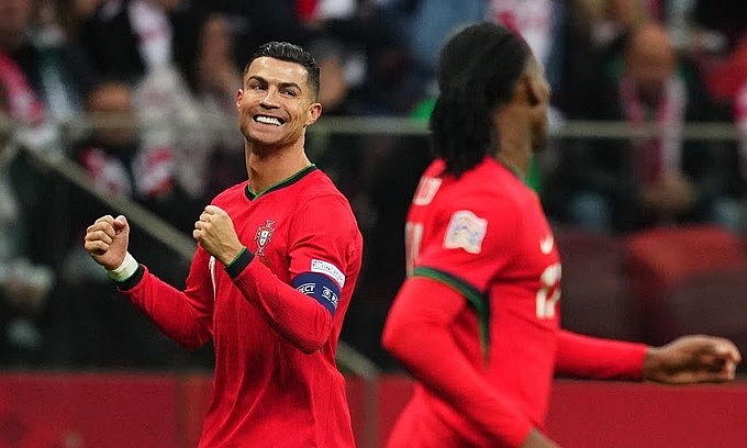 Nations League 2024/2025: Cristiano Ronaldo lập công, Bồ Đào Nha đại thắng