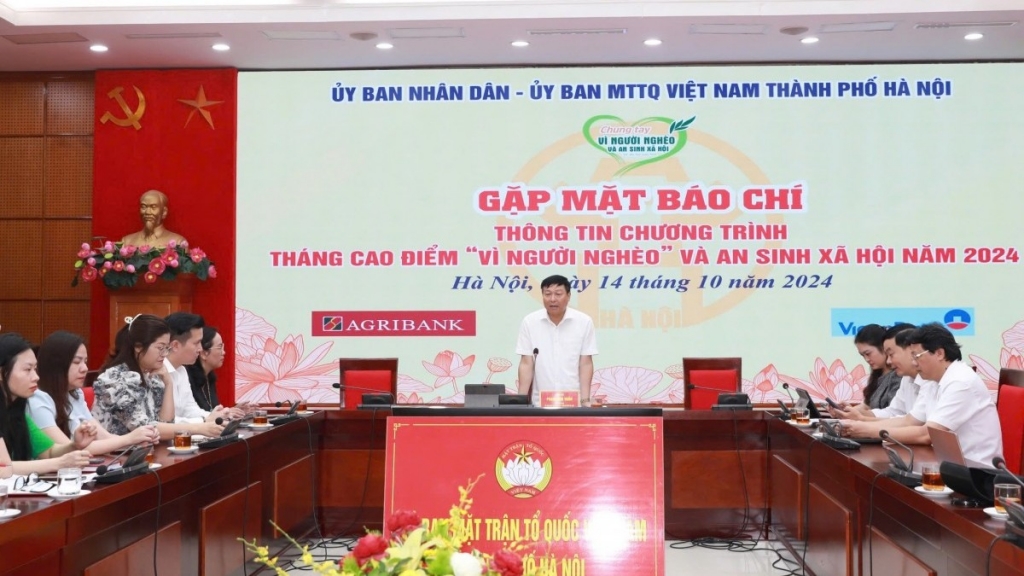 Ngày 16/10: Hà Nội phát động Tháng cao điểm “Vì người nghèo” và an sinh xã hội năm 2024