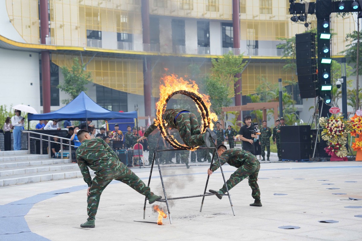 Hàng ngàn thanh niên Thủ đô diễu hành biểu dương lực lượng