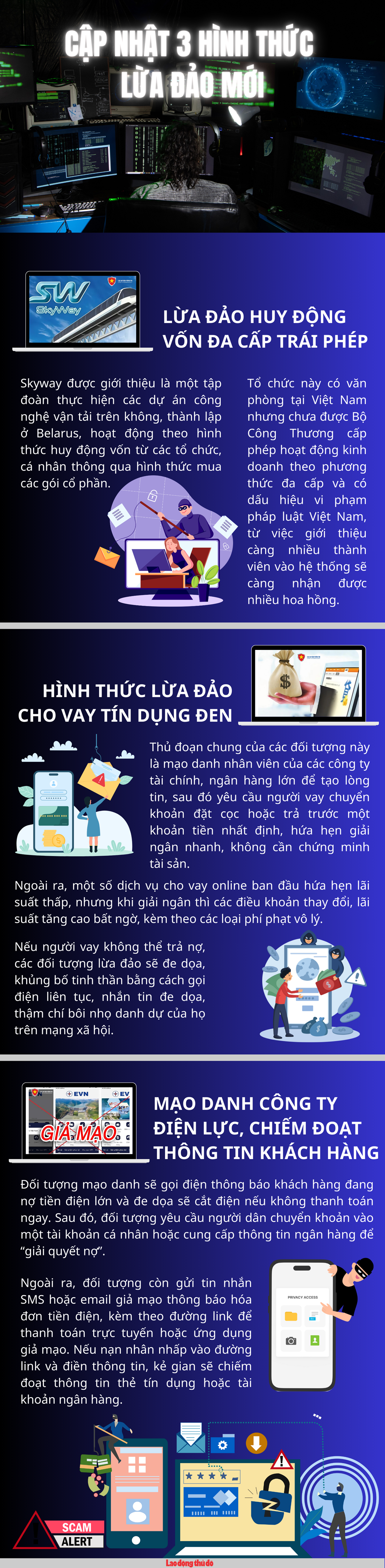 Cập nhật 3 hình thức lừa đảo trực tuyến mới