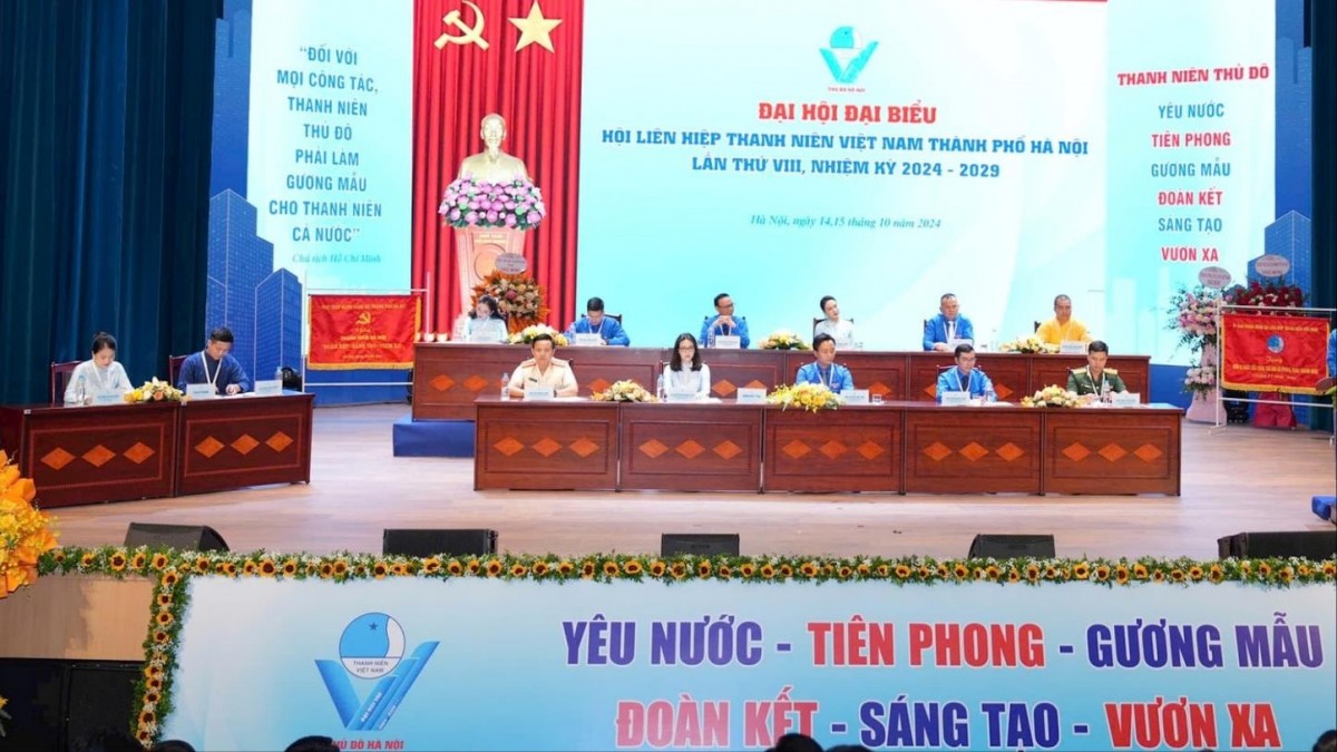 Đại hội đại biểu Hội LHTN Việt Nam thành phố Hà Nội lần thứ VIII thành công tốt đẹp