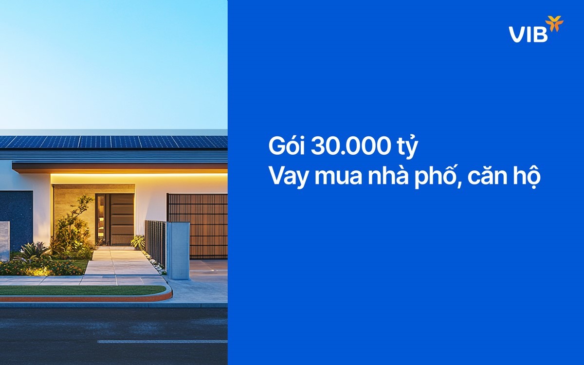 Gói vay mua nhà lãi suất chỉ từ 5,9%/năm, miễn gốc 5 năm, thời hạn vay đến 30 năm