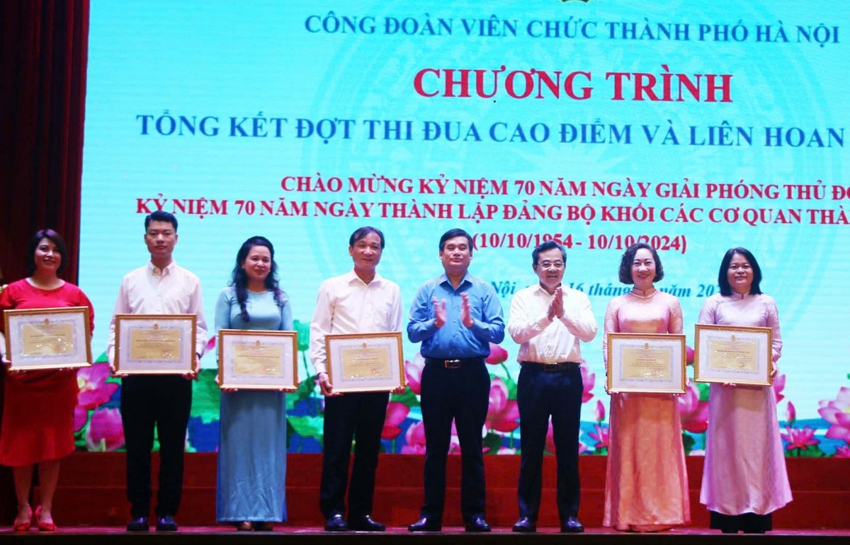 Công đoàn Viên chức thành phố Hà Nội: Đợt thi đua cao điểm đạt kết quả thiết thực