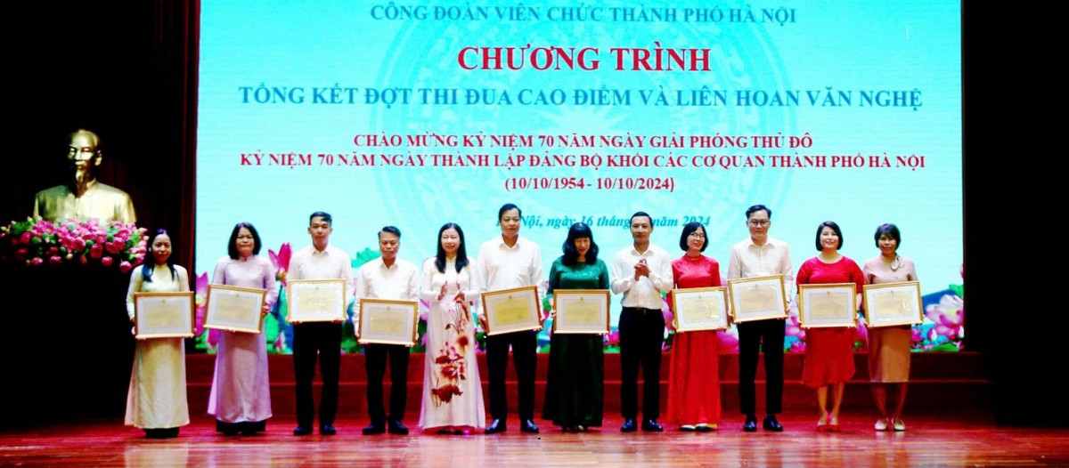 Công đoàn Viên chức thành phố Hà Nội: Đợt thi đua cao điểm đạt kết quả thiết thực