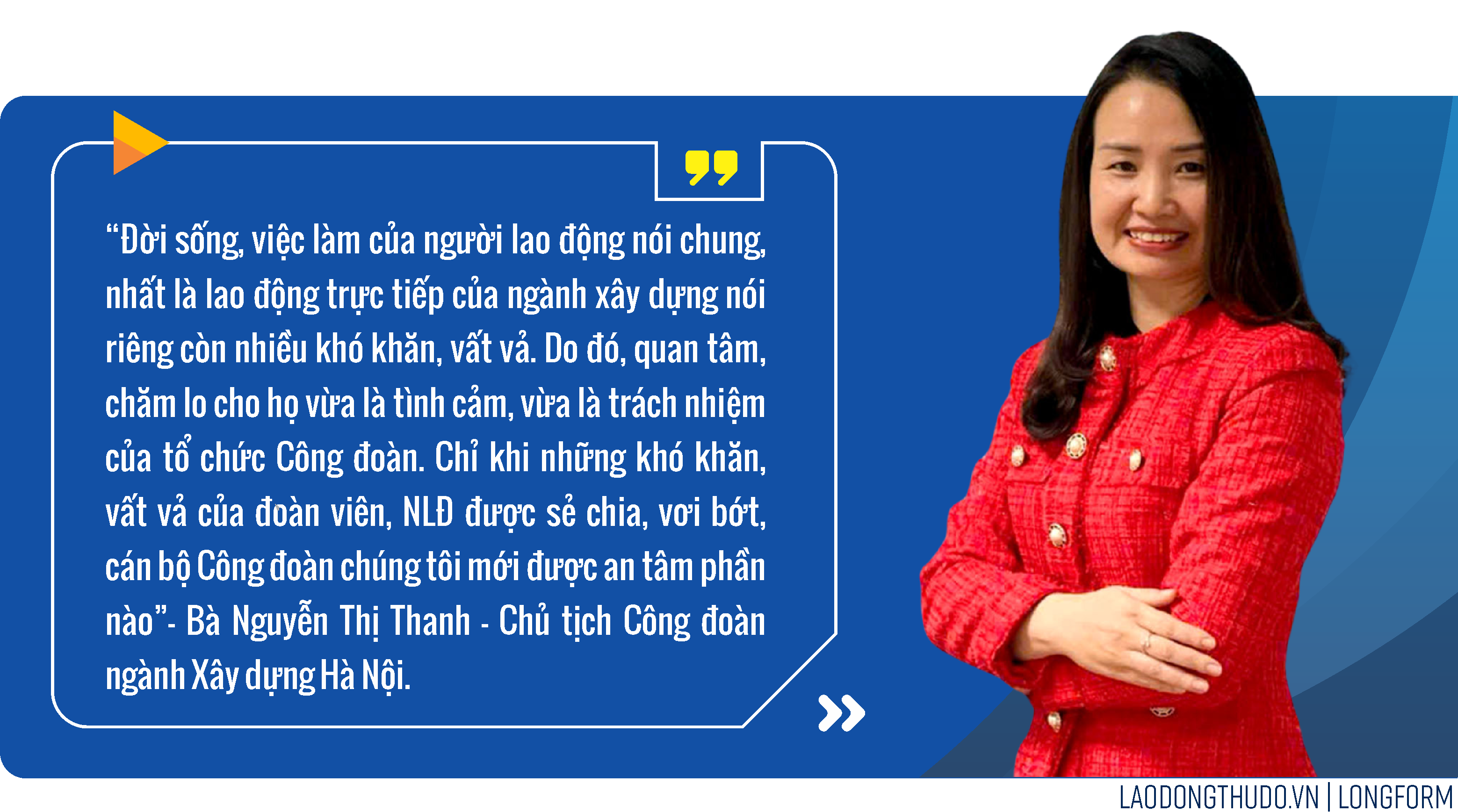 Nữ thủ lĩnh Công đoàn tài năng, tâm huyết