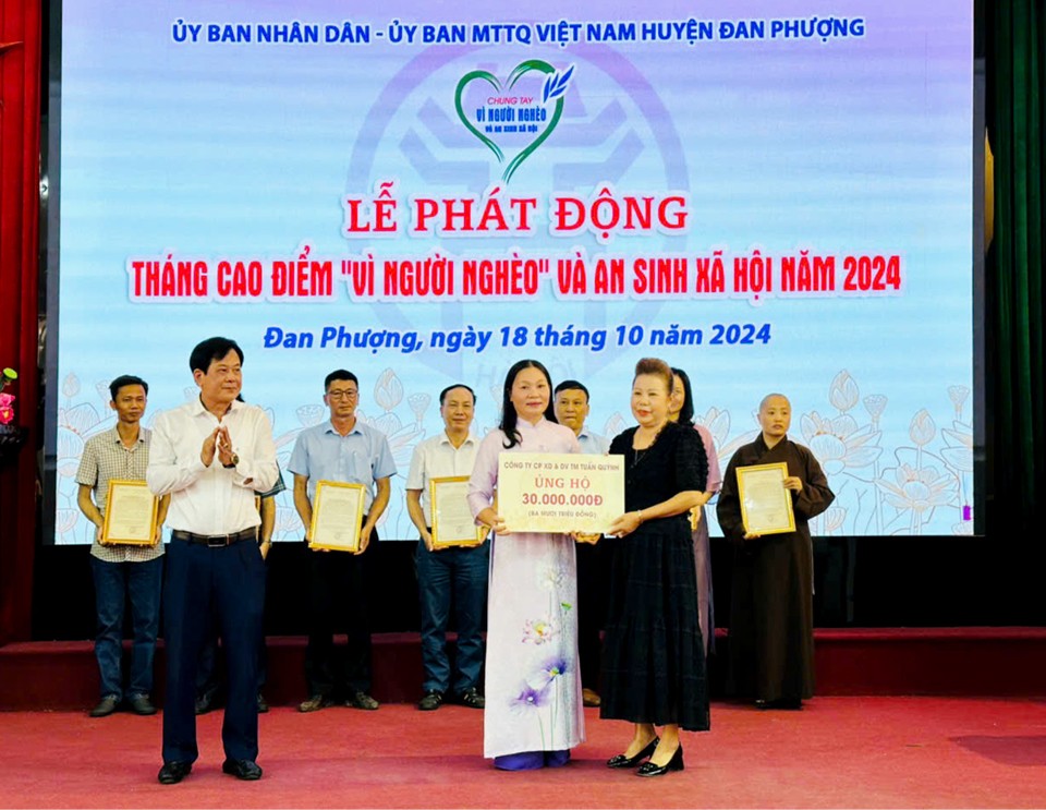 Huyện Đan Phượng quyết tâm mục tiêu giảm nghèo bền vững