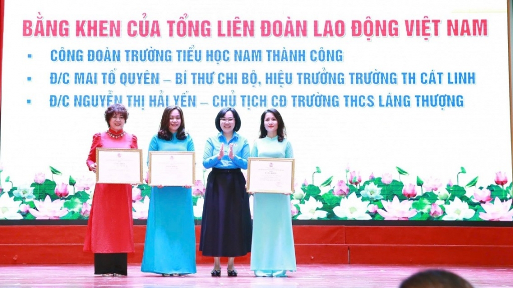 Đổi mới, sáng tạo hoạt động Công đoàn khối trường học và nữ công Công đoàn quận Đống Đa