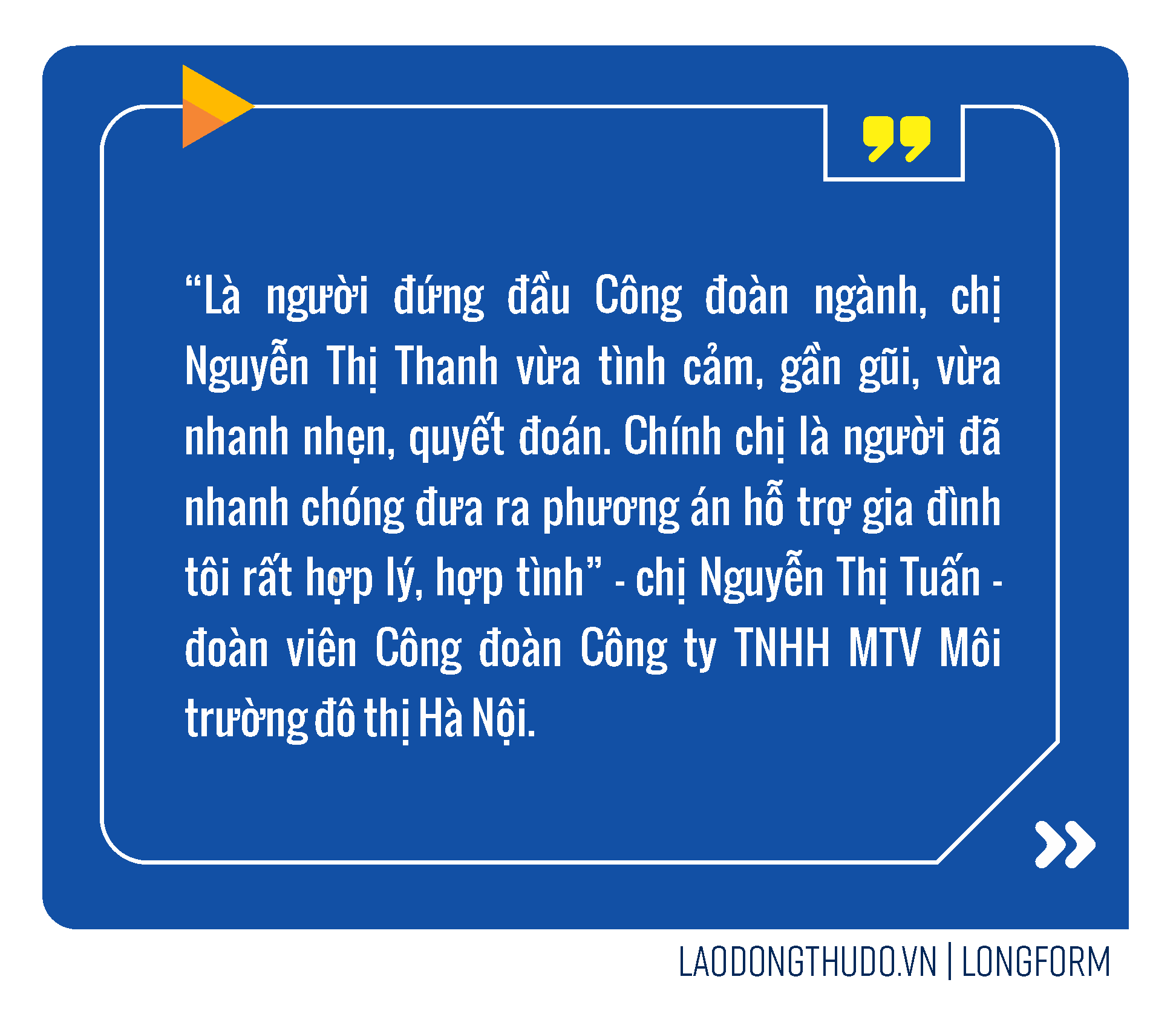 Nữ thủ lĩnh Công đoàn năng động, tâm huyết