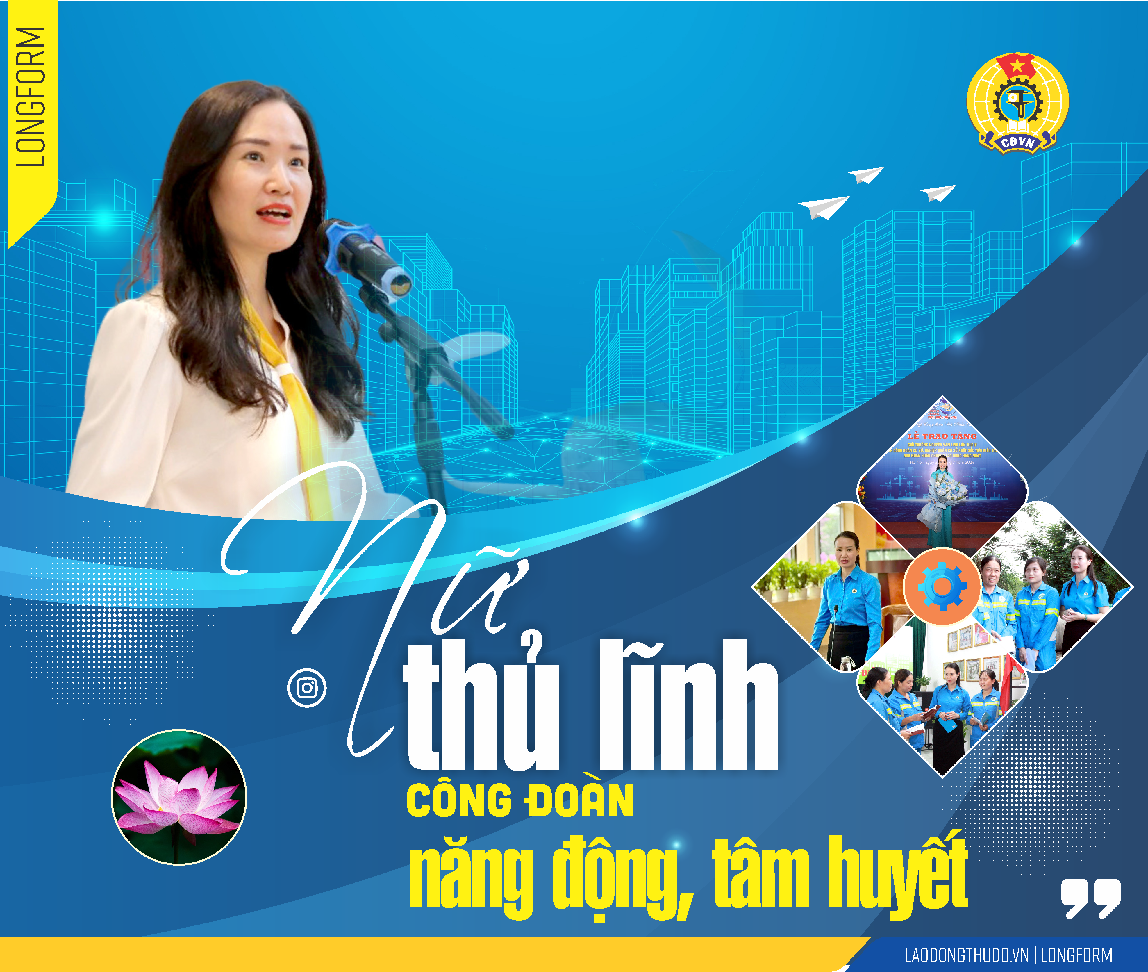 Nữ thủ lĩnh Công đoàn năng động, tâm huyết