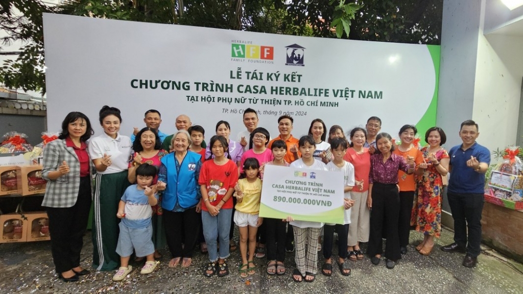 Casa Herbalife giúp cải thiện dinh dưỡng cho hơn 2.000 trẻ em và người cao tuổi khó khăn