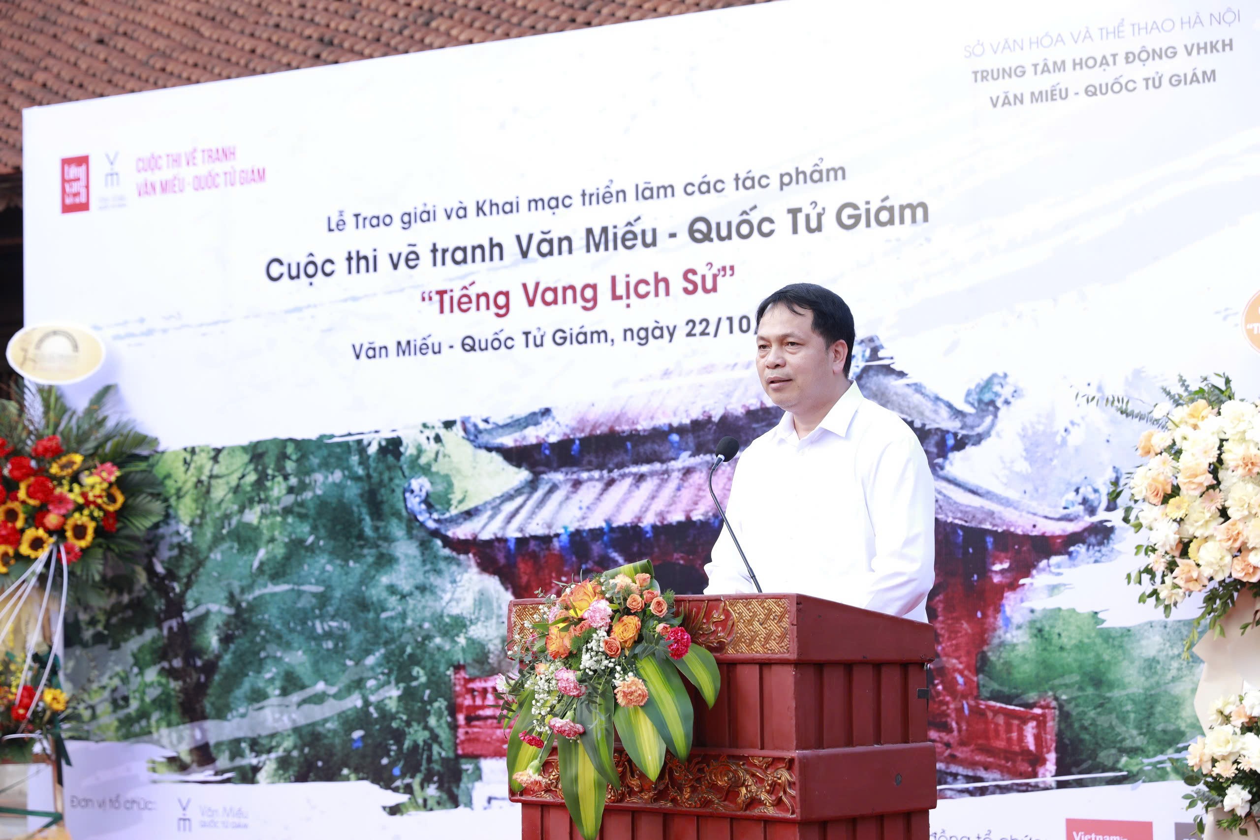 Tiếng vang lịch sử: Khi người trẻ kể chuyện Văn Miếu - Quốc Tử Giám bằng hội họa