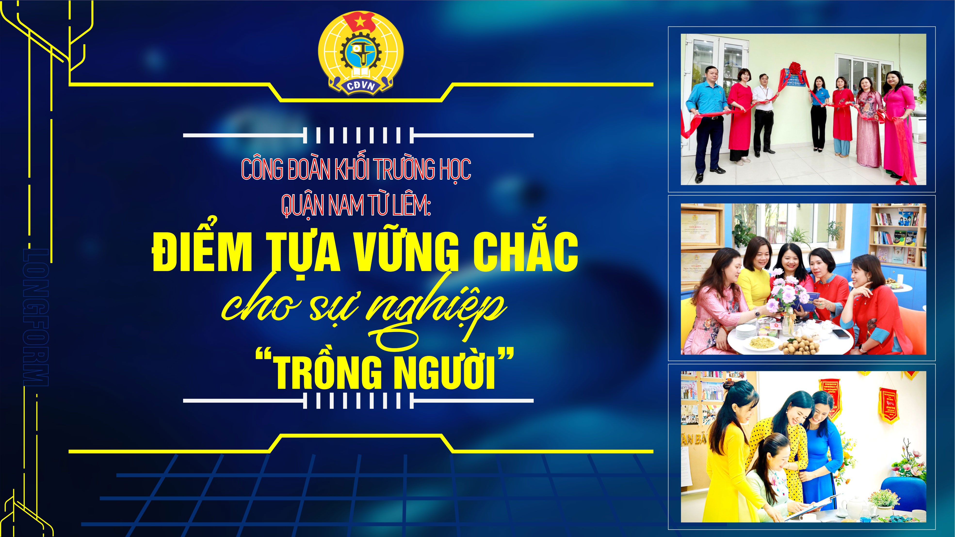 Công đoàn khối trường học quận Nam Từ Liêm: Điểm tựa vững chắc cho sự nghiệp trồng người