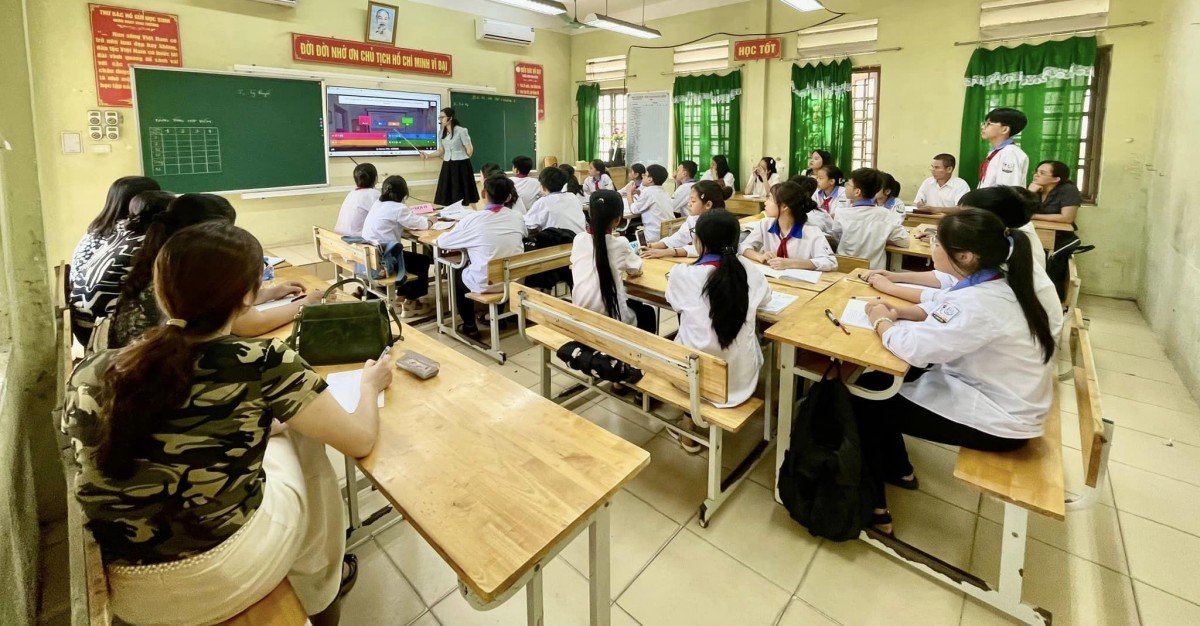 Trường THCS Quang Lãng với phong trào thi đua “Dạy tốt, học tốt”