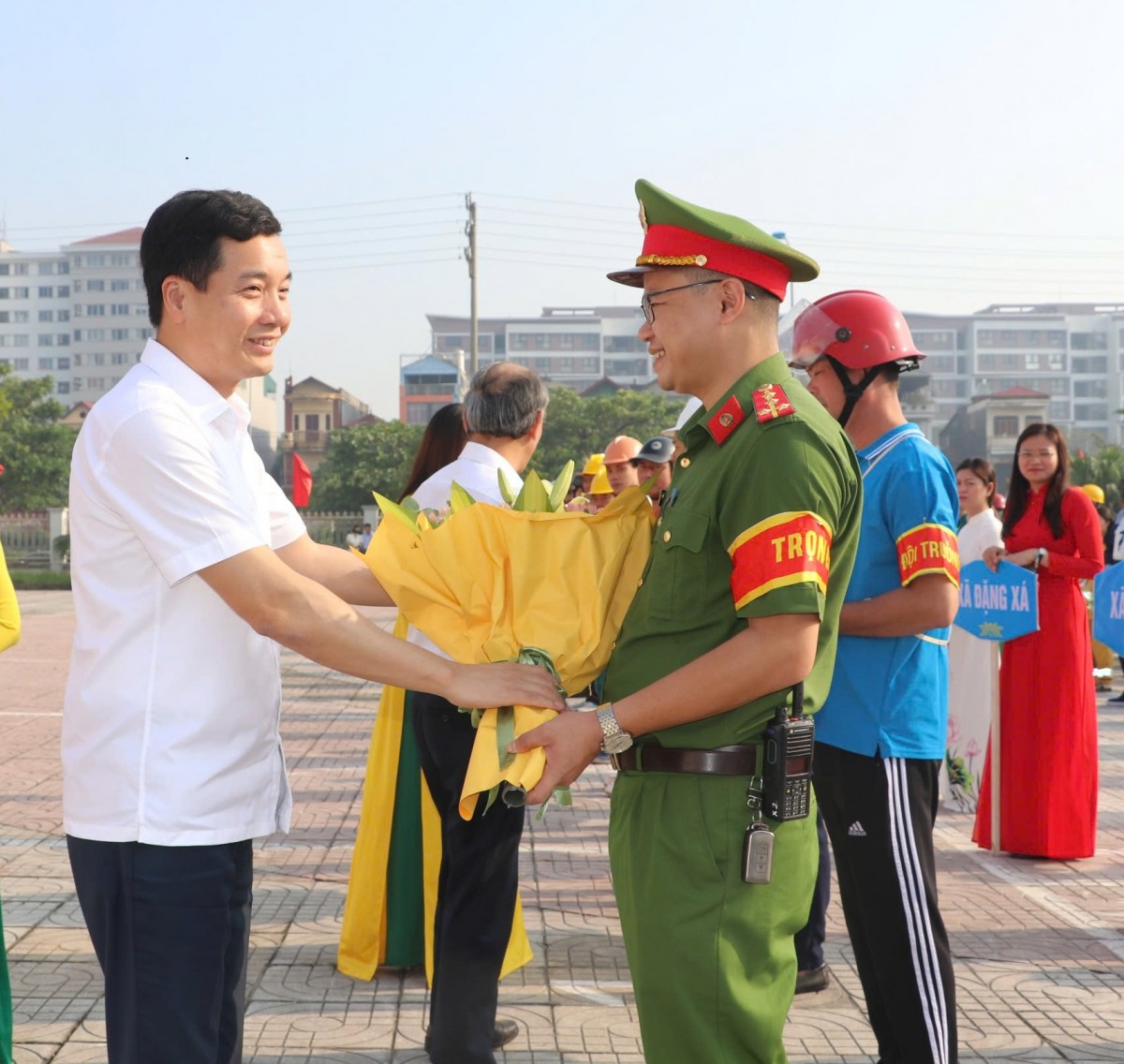 Gia Lâm: Sôi nổi Hội thao nghiệp vụ chữa cháy, cứu nạn, cứu hộ trong công nhân, viên chức, lao động