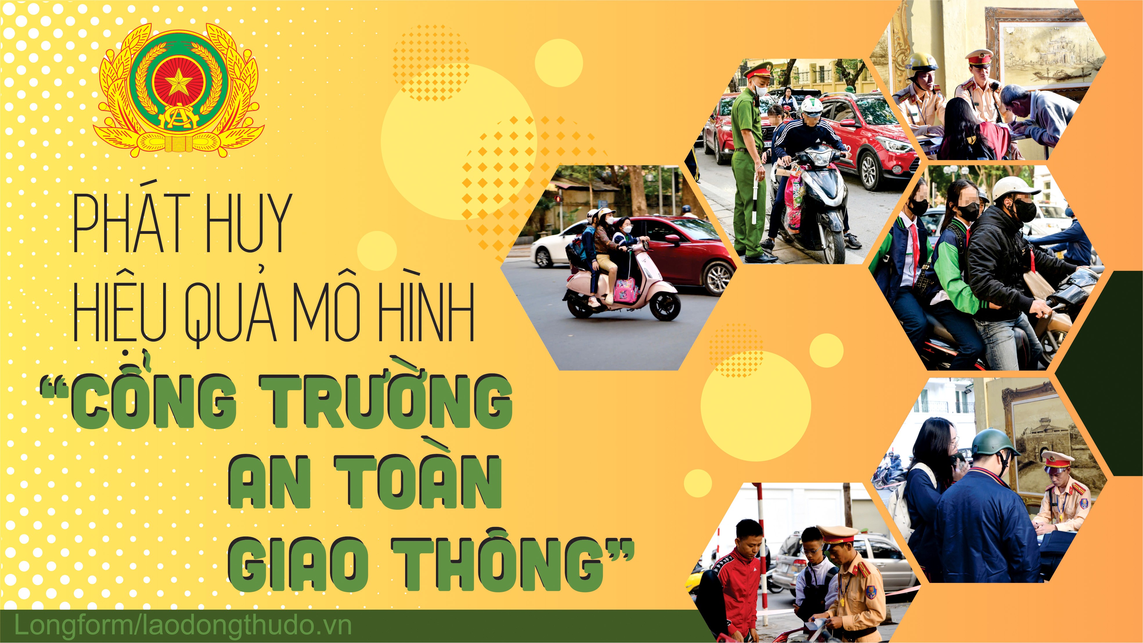 Phát huy hiệu quả mô hình “Cổng trường an toàn giao thông”