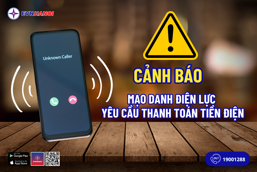 EVNHANOI khẳng định, không sử dụng tài khoản cá nhân để thu tiền điện