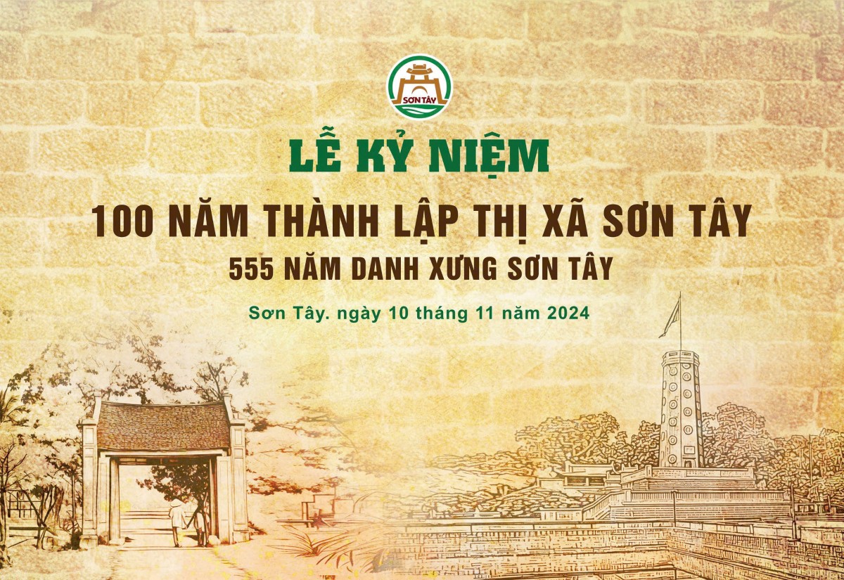 Lễ kỷ niệm 100 năm thành lập thị xã Sơn Tây diễn ra vào ngày 10/11