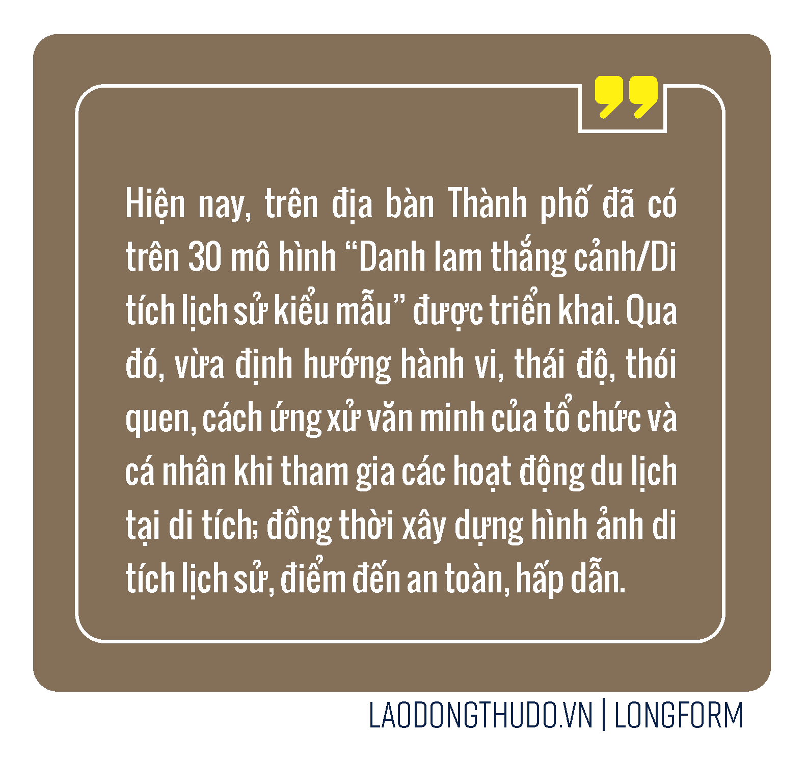 Thay đổi “nếp nghĩ, cách làm” trong ứng xử văn minh với di tích