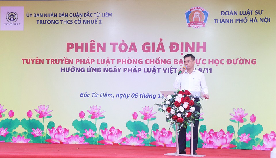 Phiên tòa giả định phòng chống bạo lực học đường