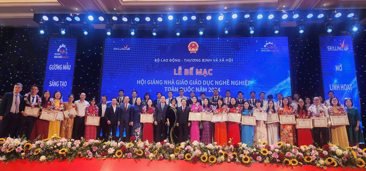 Hà Nội giành giải Nhất toàn đoàn tại Hội giảng nhà giáo giáo dục nghề nghiệp toàn quốc năm 2024