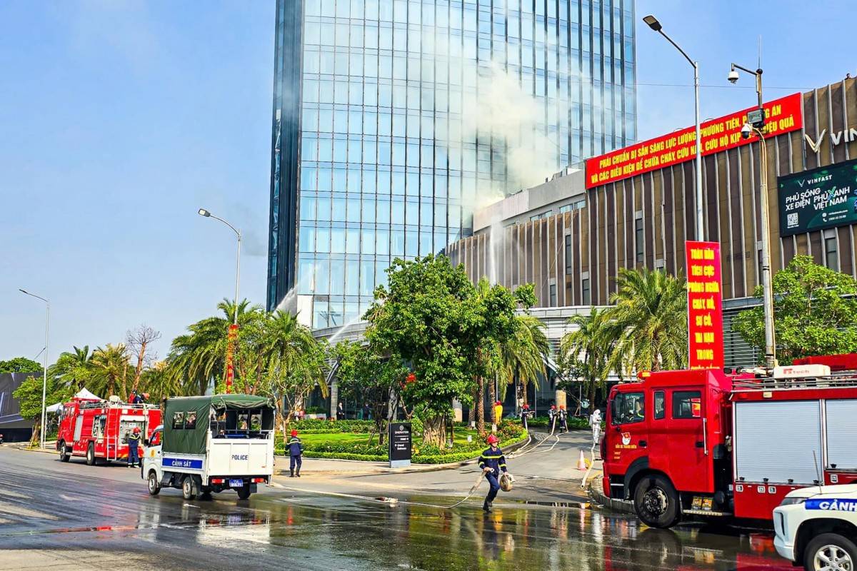 Hải Phòng: Hơn 1000 người Diễn tập phương án chữa cháy và cứu nạn cứu hộ cấp thành phố năm 2024