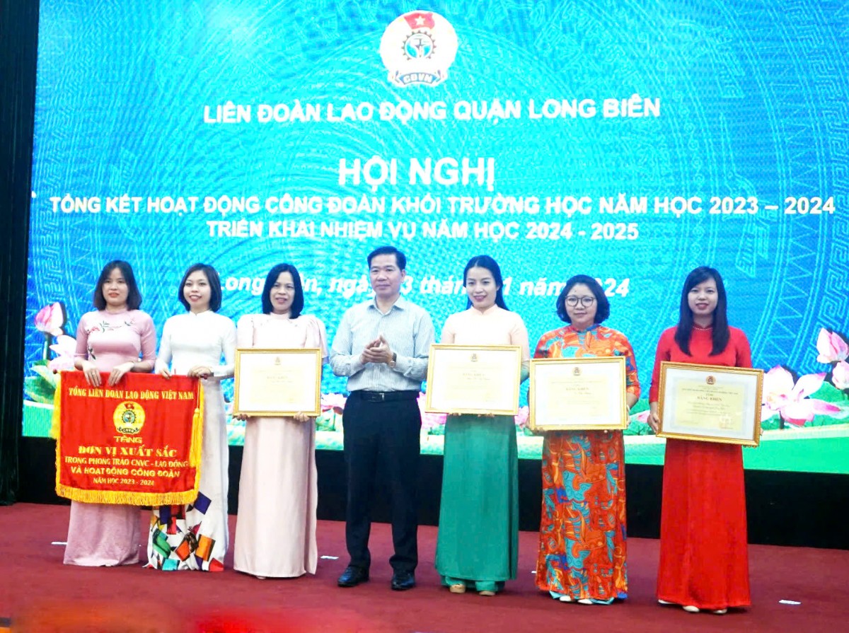 Hoạt động công đoàn khối Giáo dục quận Long Biên: Thiết thực, hiệu quả vì đoàn viên