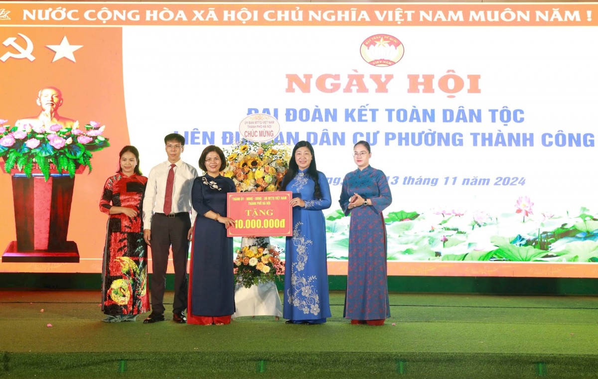 Thực hiện tốt việc tự quản, xây dựng phường Thành Công ngày càng phát triển