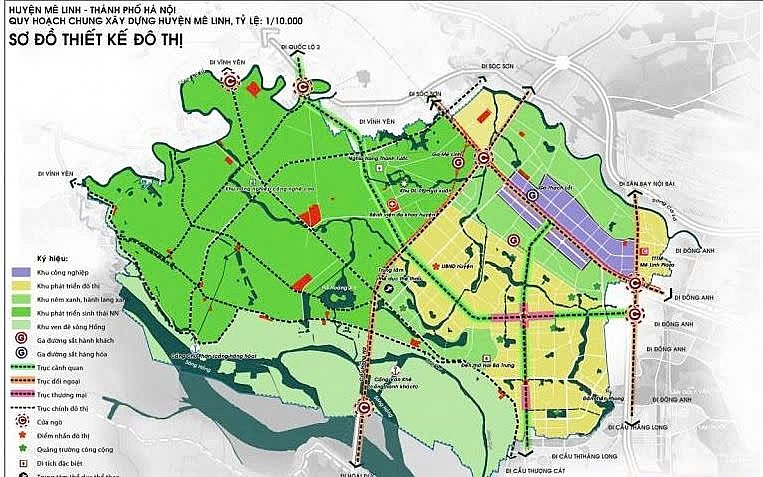 Hà Nội: Điều chỉnh, bổ sung quy hoạch sử dụng đất huyện Mê Linh đến năm 2030