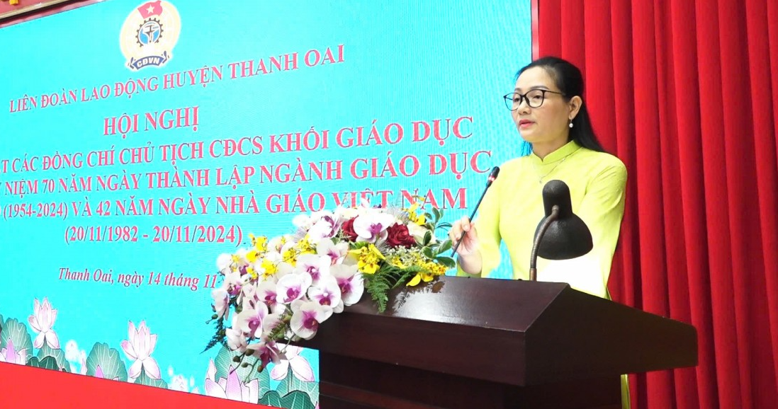 Huyện Thanh Oai: Khẳng định vị thế Công đoàn khối Giáo dục