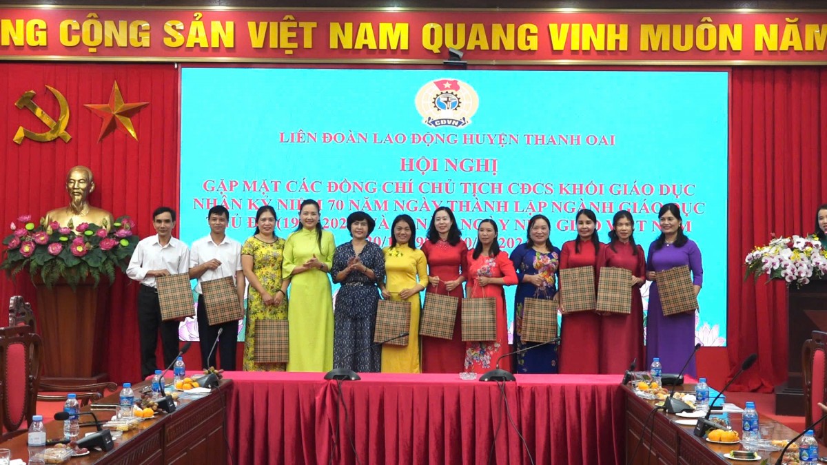 Huyện Thanh Oai: Khẳng định vị thế Công đoàn khối Giáo dục